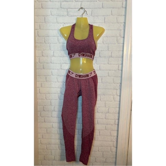🎉Host Pick 🎉 Gymshark Flex Sports Bra Leggings Set Size S - Picture 2 of 9